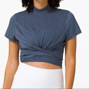 Lululemon Time to Restore Mock Neck Short Sleeve